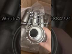 0.23mm Boynuzlu Kaset Gaz Teneke Kutusu Dış Butan Gaz Kutusu 65*165mm